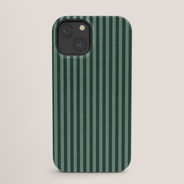 Pinstripe in Green iPhone Case Gallery Image 25