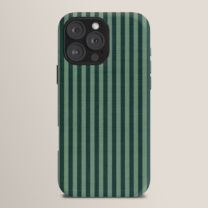 Pinstripe in Green iPhone Case Gallery Image 16
