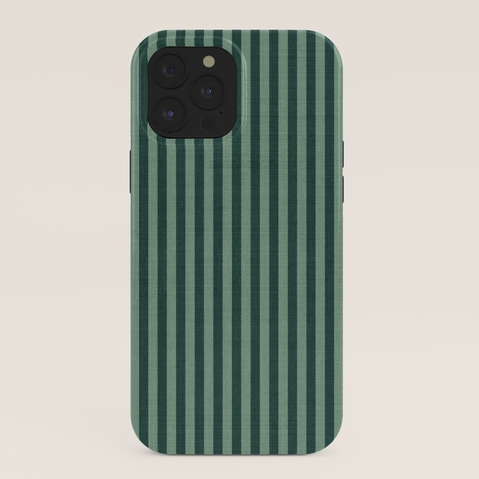 Pinstripe in Green iPhone Case Gallery Image 40