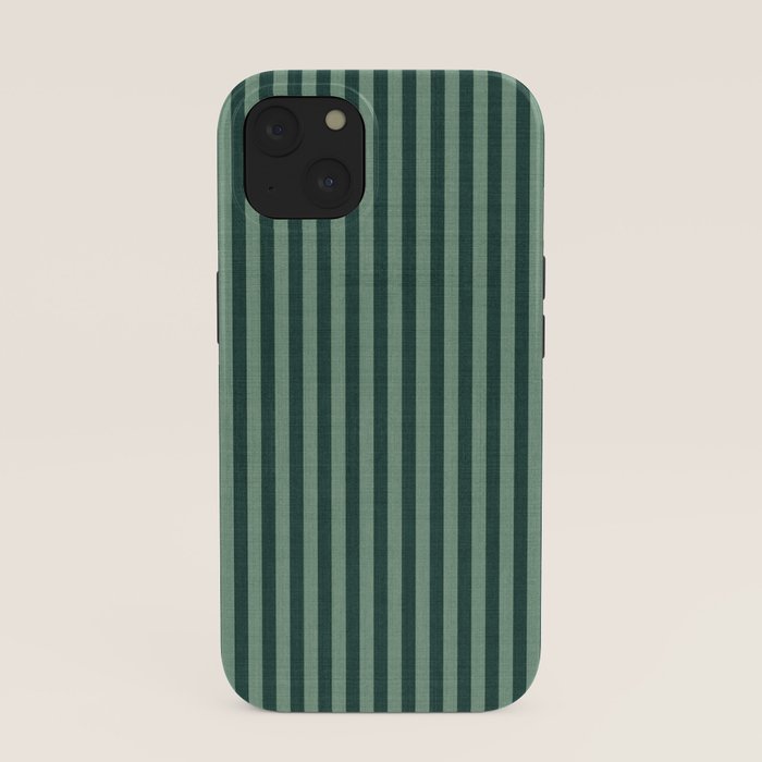 Pinstripe in Green iPhone Case Gallery Image 37