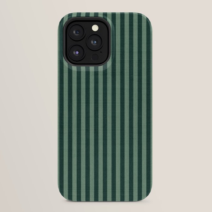 Pinstripe in Green iPhone Case Gallery Image 32