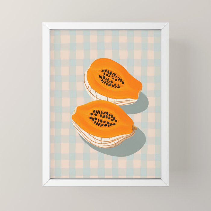 Papaya Afternoon Mini Art Print Gallery Image 4