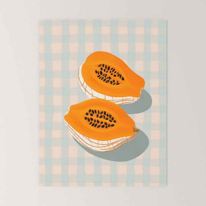 Papaya Afternoon Mini Art Print Gallery Image 6