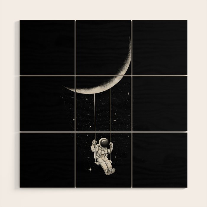 Moon Swing Wood Wall Art Gallery Image 2