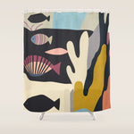 Shapes of the Sea Shower Curtain Gallery Image 1
