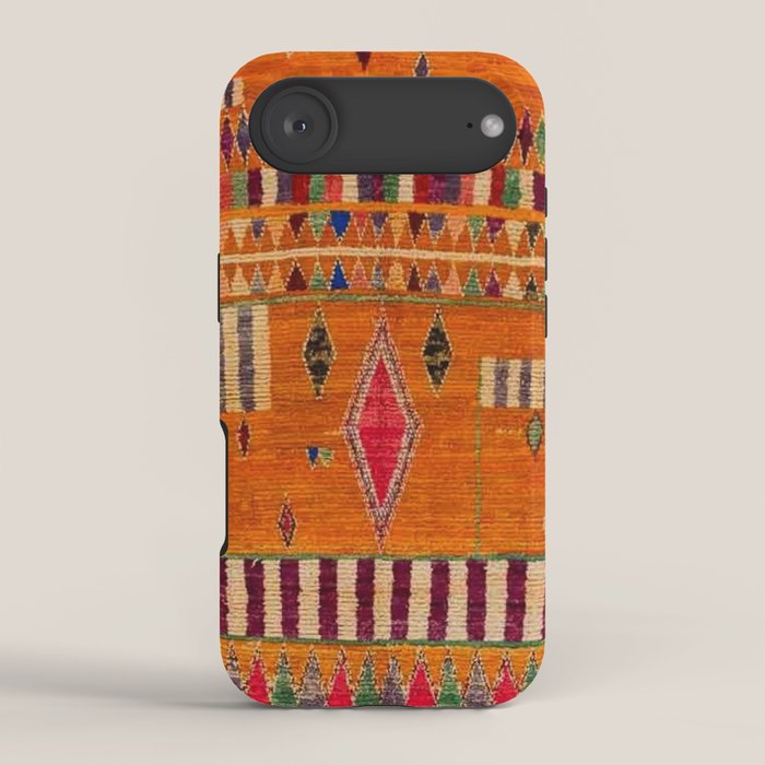Orange Traditional Moroccan Design iPhone Case Gallery Image 2