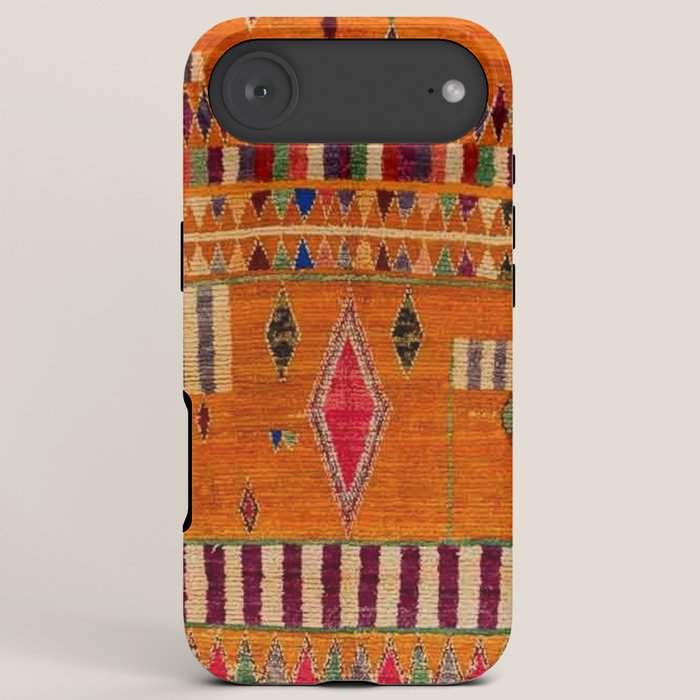 Orange Traditional Moroccan Design iPhone Case Gallery Image 6