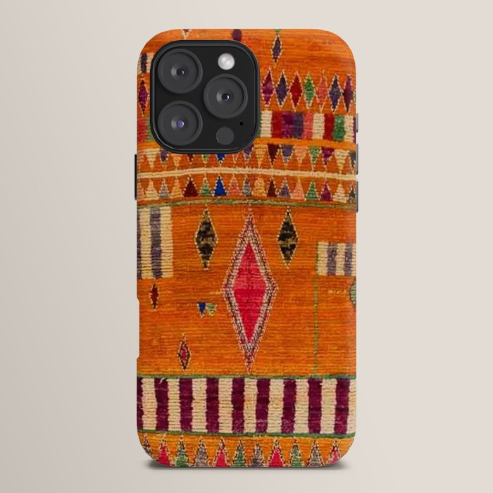 Orange Traditional Moroccan Design iPhone Case Gallery Image 16