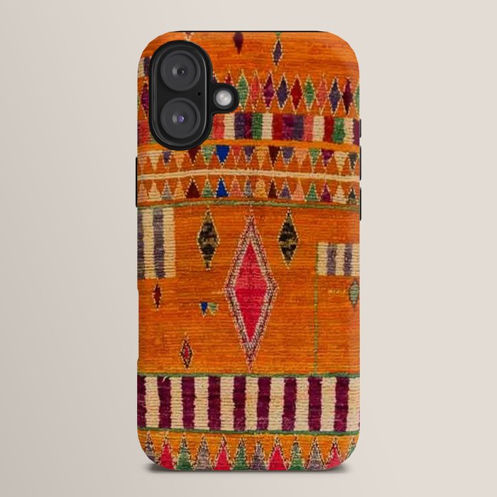 Orange Traditional Moroccan Design iPhone Case Gallery Image 14