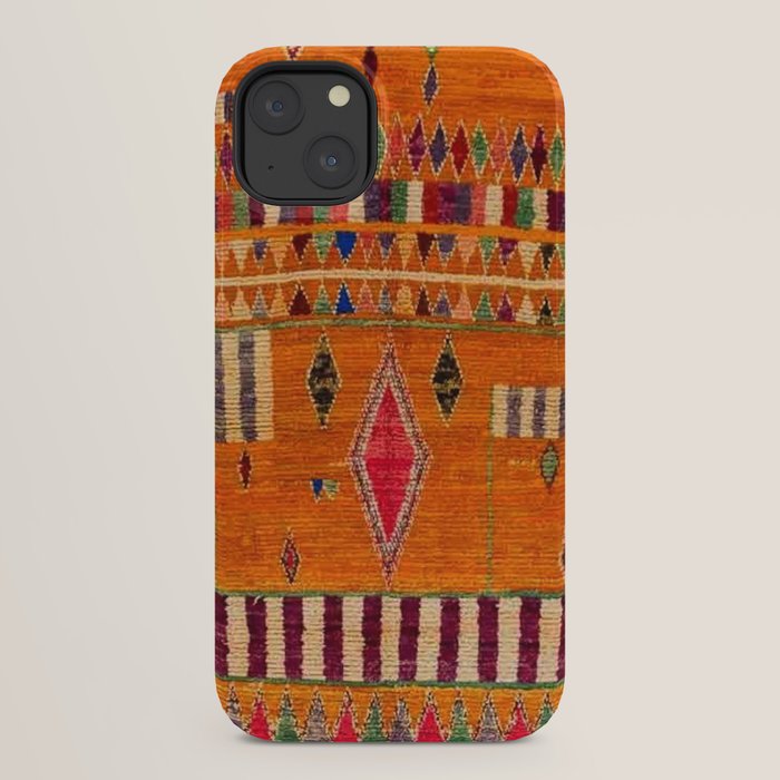 Orange Traditional Moroccan Design iPhone Case Gallery Image 22