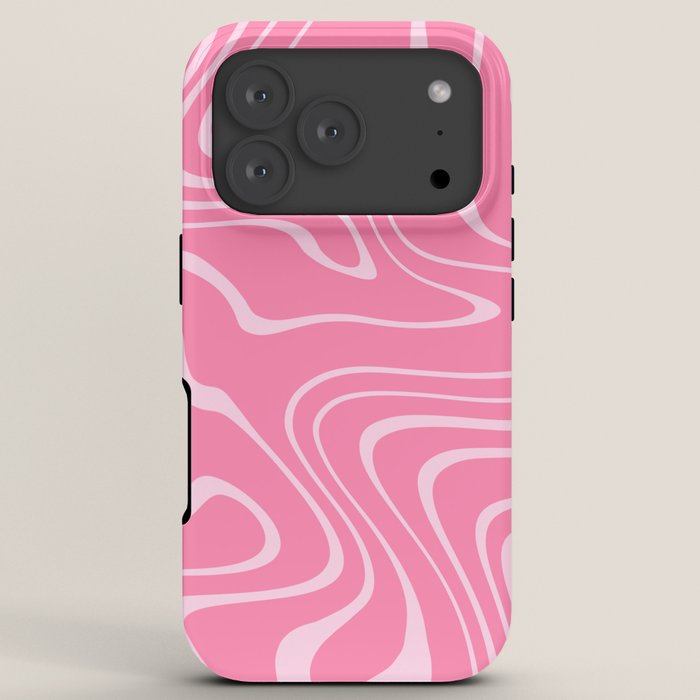 Pink Abstract Swirl Pattern iPhone Case Gallery Image 7