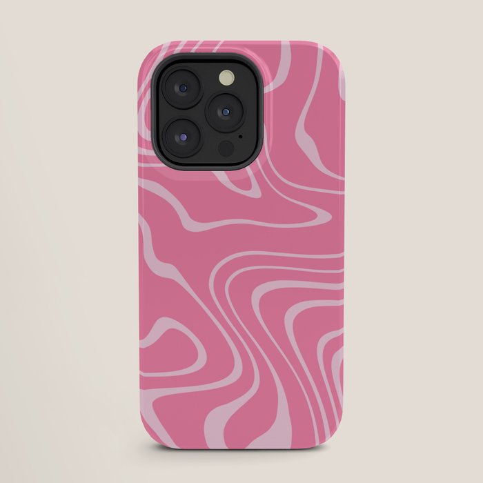 Pink Abstract Swirl Pattern iPhone Case Gallery Image 27