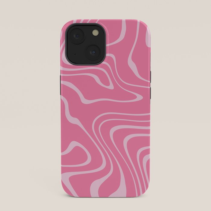 Pink Abstract Swirl Pattern iPhone Case Gallery Image 33