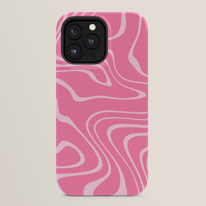 Pink Abstract Swirl Pattern iPhone Case Gallery Image 24