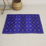 Oriental Opulence: Royal Blue Velvet Moroccan Majesty Rug Gallery Image 1