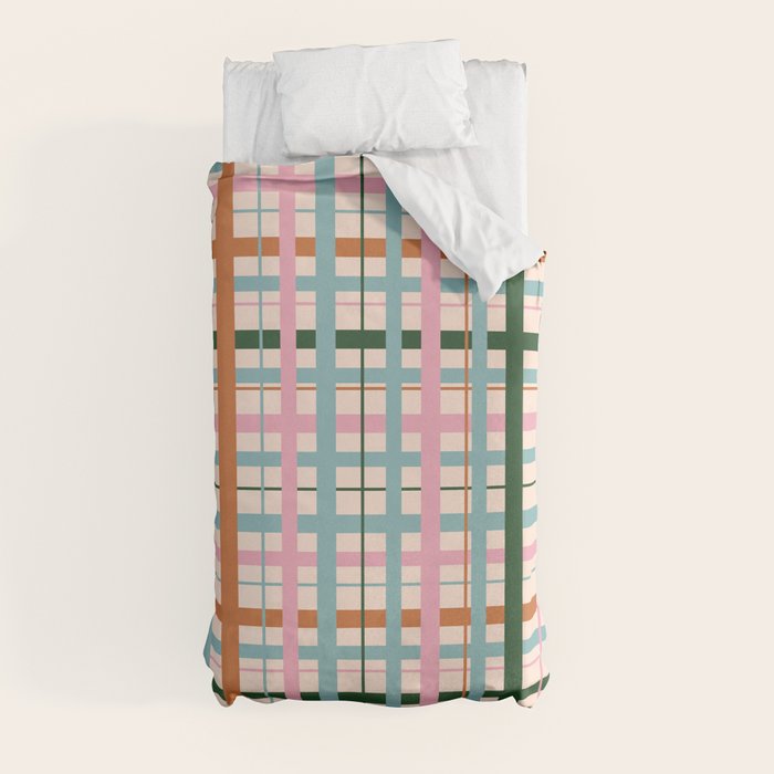 Gingham - Pastel Color Duvet Cover Gallery Image 9