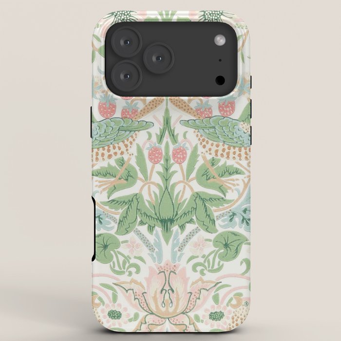 William Morris Strawberry Thief Cochineal Willow iPhone Case Gallery Image 8