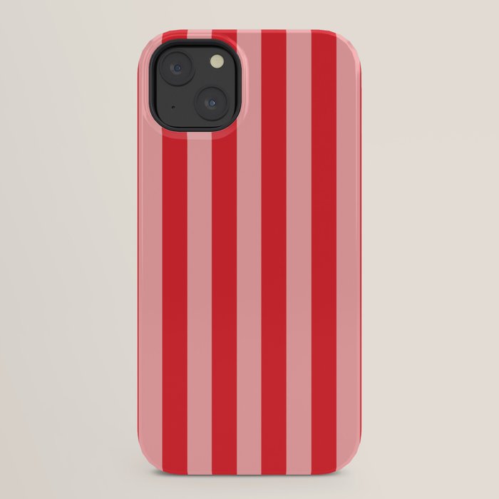 Bold Vertical Stripes Pattern (red/pink) iPhone Case Gallery Image 30