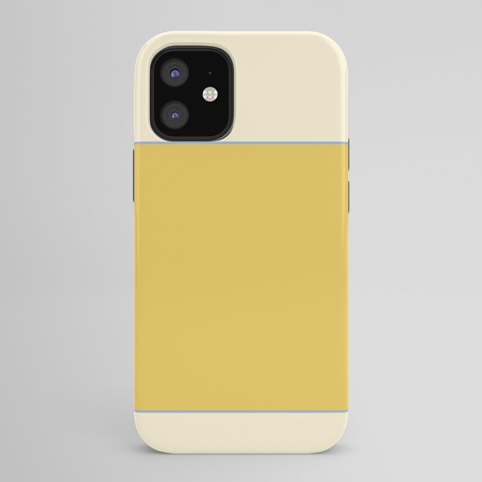 Sunshine Yellow Color Block Warm Vintage iPhone Case Gallery Image 42