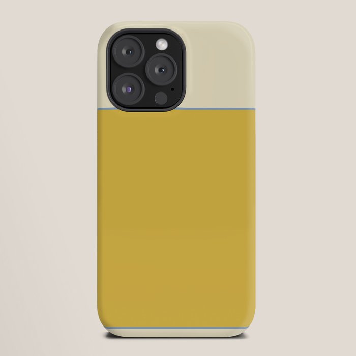 Sunshine Yellow Color Block Warm Vintage iPhone Case Gallery Image 20