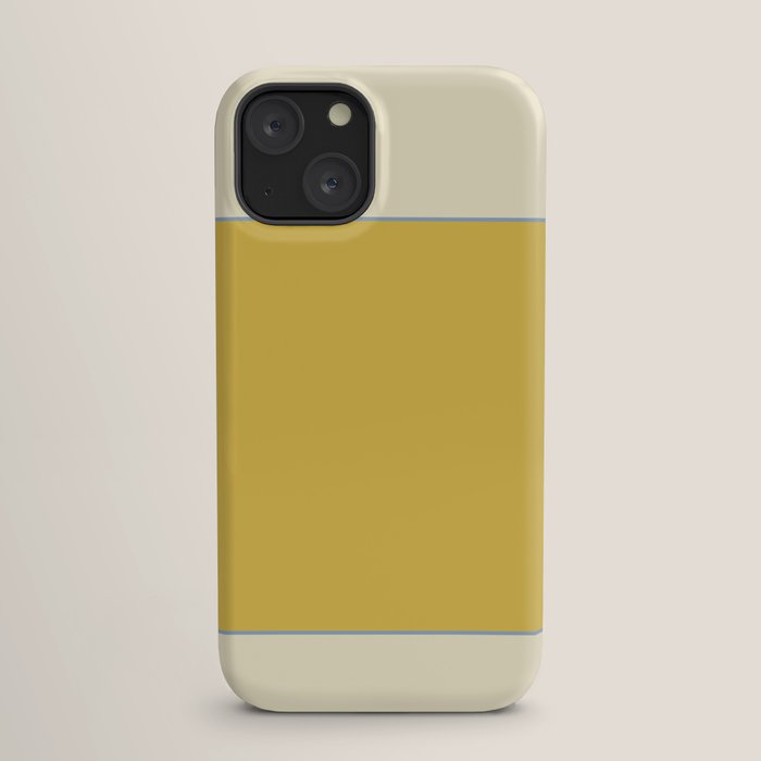 Sunshine Yellow Color Block Warm Vintage iPhone Case Gallery Image 17