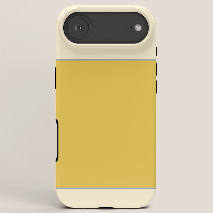 Sunshine Yellow Color Block Warm Vintage iPhone Case Gallery Image 6
