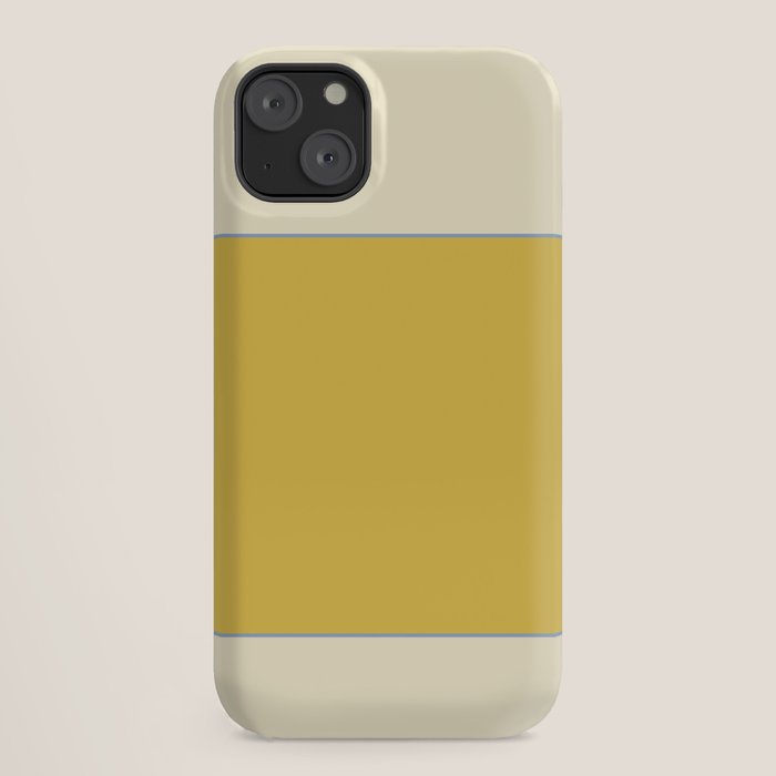 Sunshine Yellow Color Block Warm Vintage iPhone Case Gallery Image 18