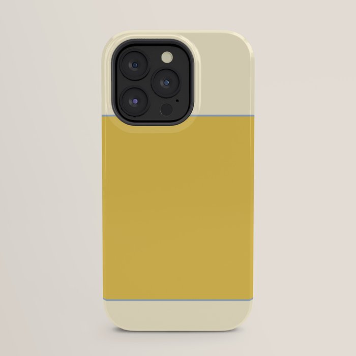 Sunshine Yellow Color Block Warm Vintage iPhone Case Gallery Image 23