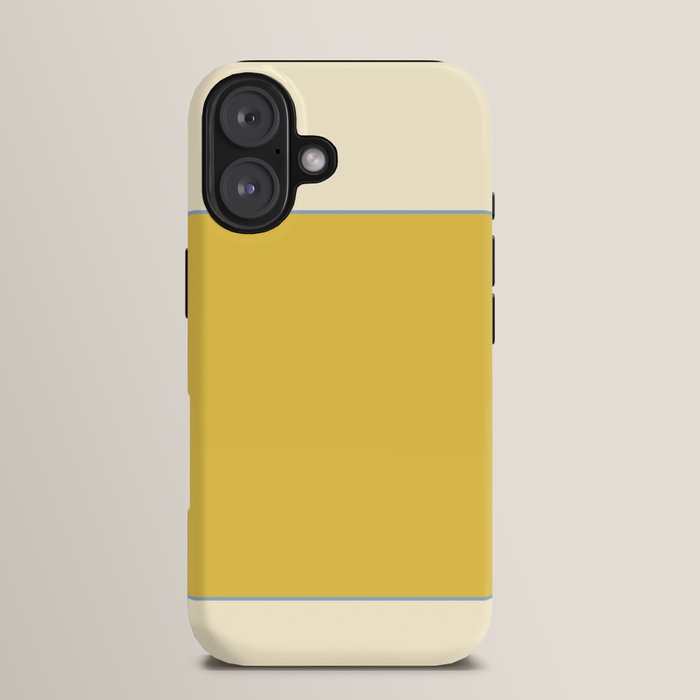 Sunshine Yellow Color Block Warm Vintage iPhone Case Gallery Image 13