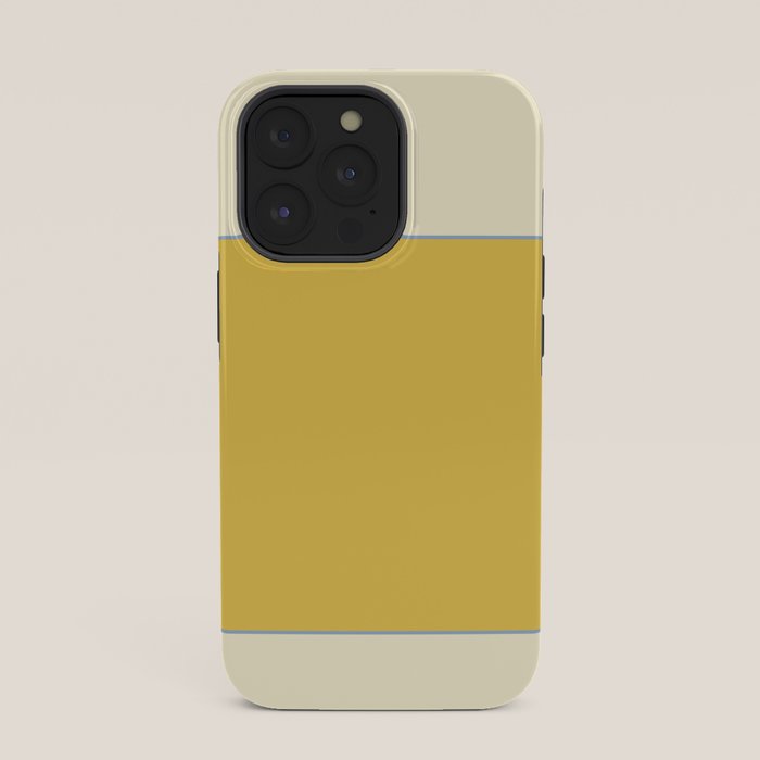 Sunshine Yellow Color Block Warm Vintage iPhone Case Gallery Image 35
