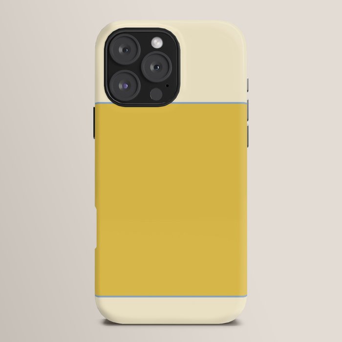 Sunshine Yellow Color Block Warm Vintage iPhone Case Gallery Image 16