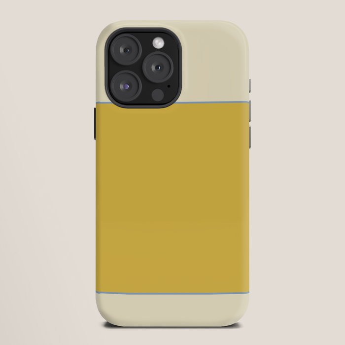 Sunshine Yellow Color Block Warm Vintage iPhone Case Gallery Image 12