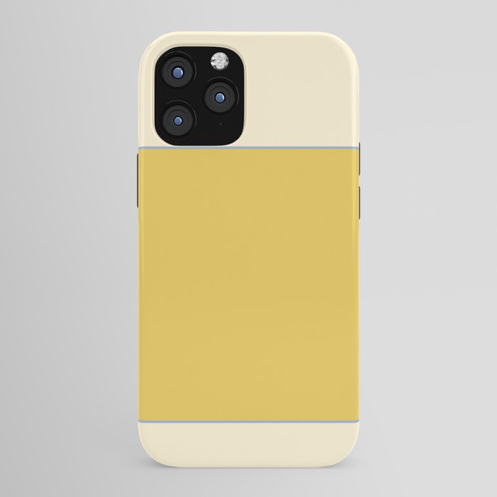 Sunshine Yellow Color Block Warm Vintage iPhone Case Gallery Image 43