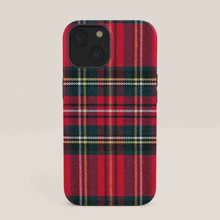 Black Red Tartan Plaid Scottish Pattern iPhone Case Gallery Image 33