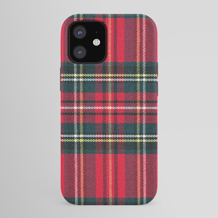 Black Red Tartan Plaid Scottish Pattern iPhone Case Gallery Image 41