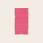 Retro, Beach, Colorful Stripes, Pink and Red Towels Gallery Image 1