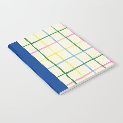 Abstract Tennis Net Pattern in Cream Notebook Gallery Image 2