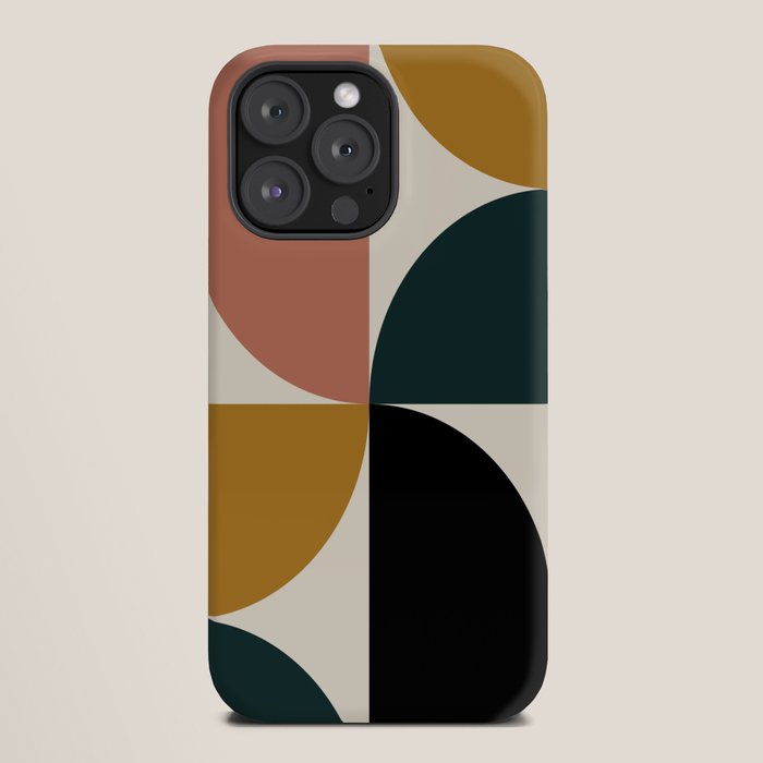 Bauhaus Mid Century Modern Geometric I iPhone Case Gallery Image 20