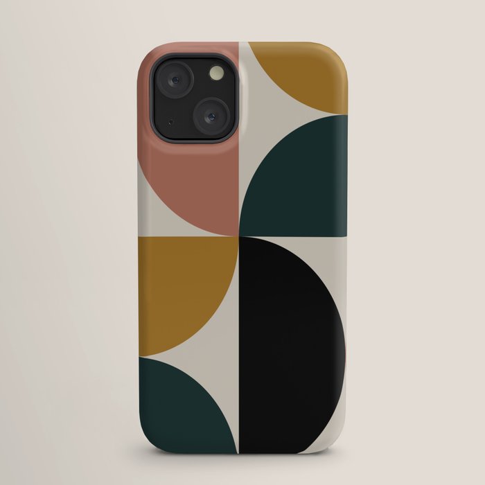 Bauhaus Mid Century Modern Geometric I iPhone Case Gallery Image 17
