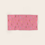Swimmers in a Sea of Pink Bath Towel Gallery Image 1