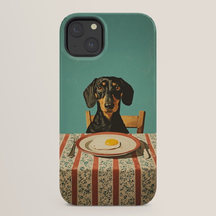 Dachshund Waiting For Breakfast iPhone Case Gallery Image 30