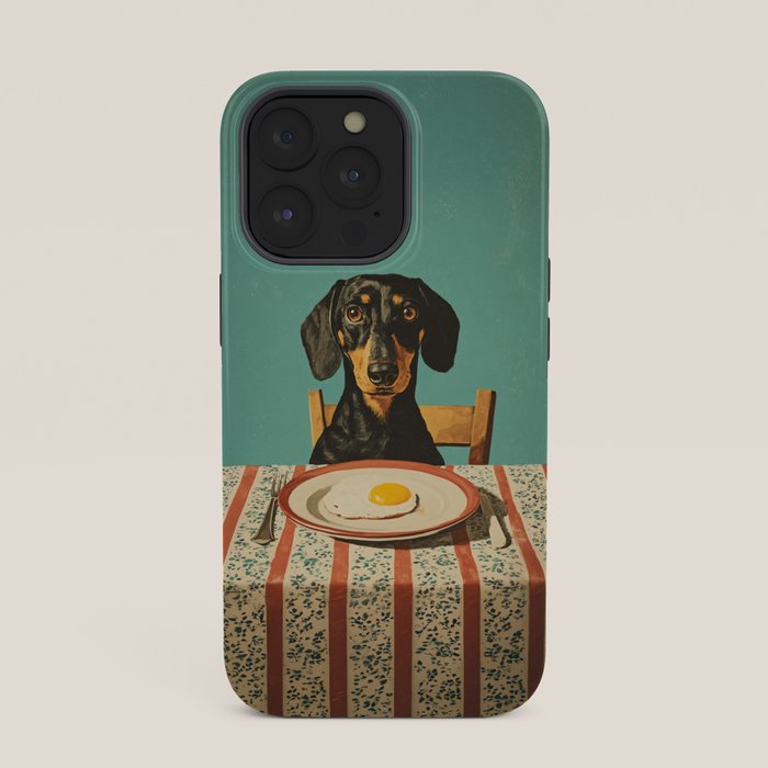 Dachshund Waiting For Breakfast iPhone Case Gallery Image 35