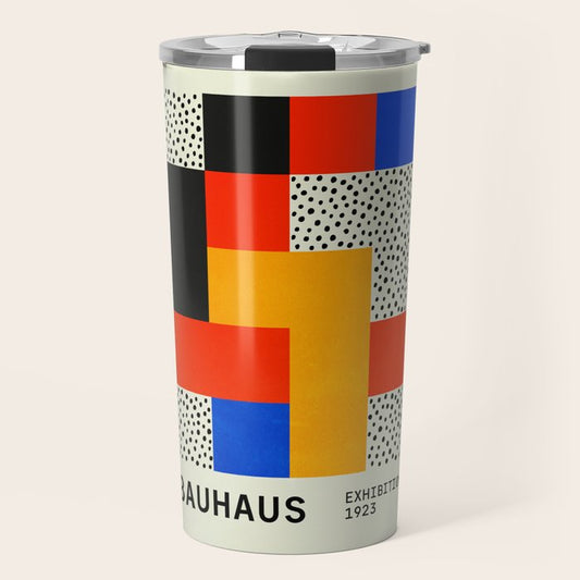 BAUHAUS 01: Exhibition 1923 | Mid Century Series Travel Mug Gallery Image 1