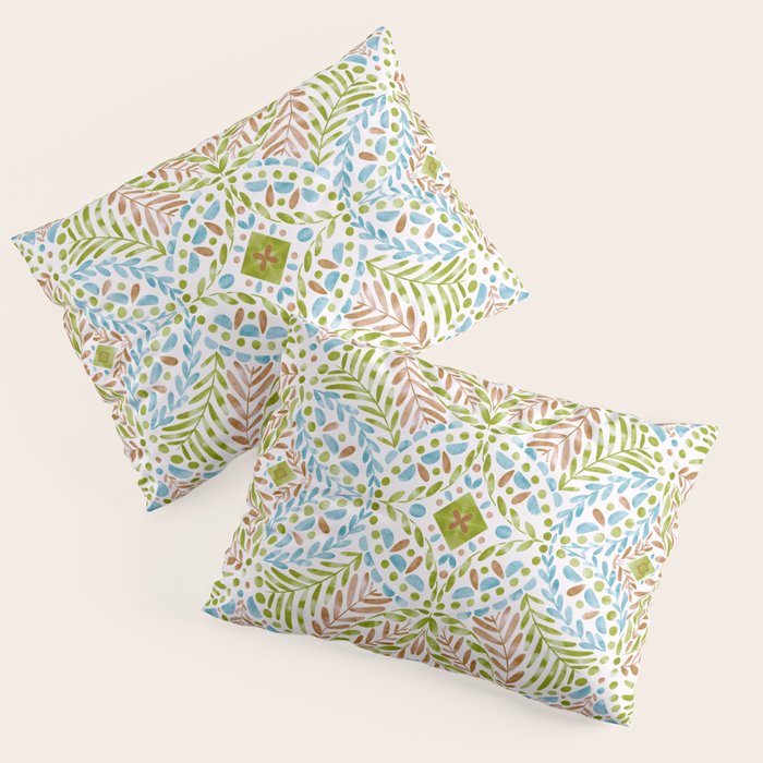 Natural Foliage Fusion G Pillow Sham Gallery Image 3