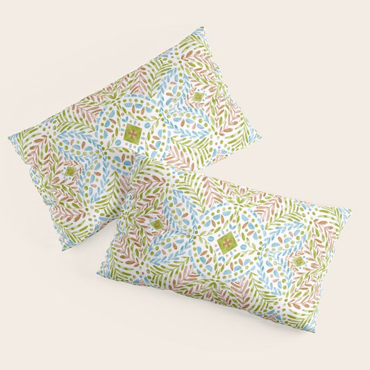 Natural Foliage Fusion G Pillow Sham Gallery Image 2