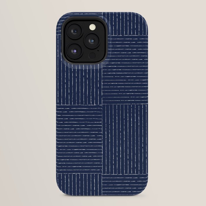 Lines III (Navy) iPhone Case Gallery Image 24