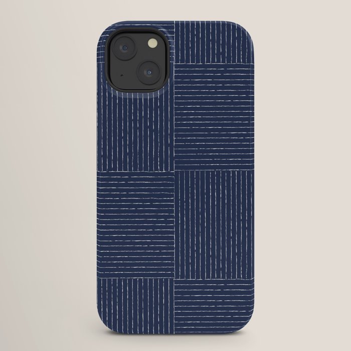 Lines III (Navy) iPhone Case Gallery Image 26