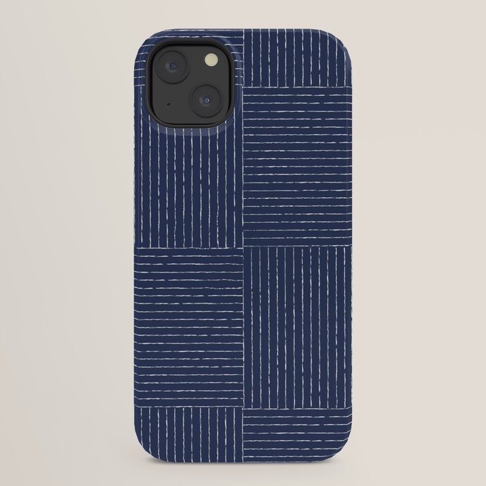 Lines III (Navy) iPhone Case Gallery Image 22