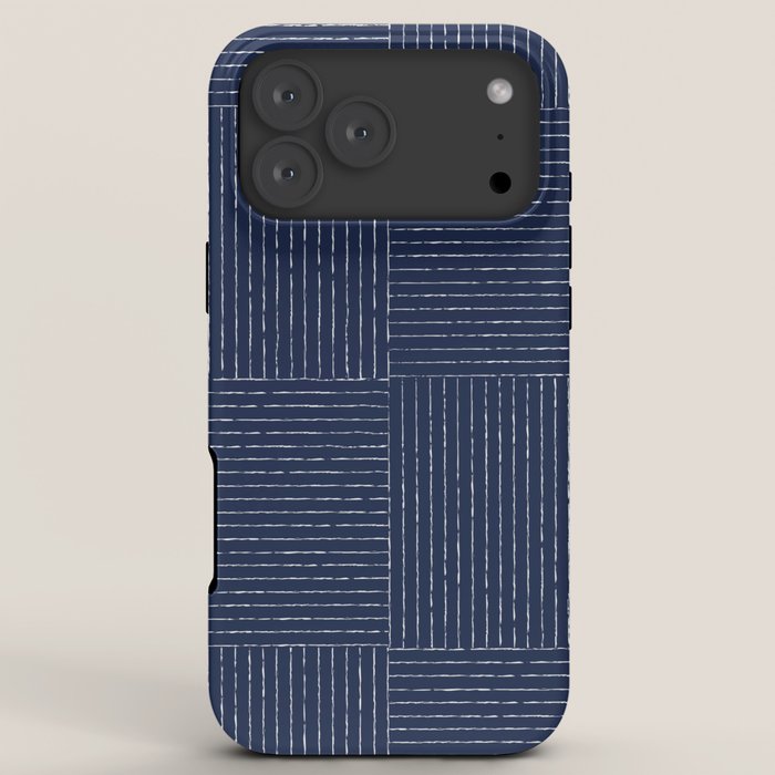 Lines III (Navy) iPhone Case Gallery Image 8