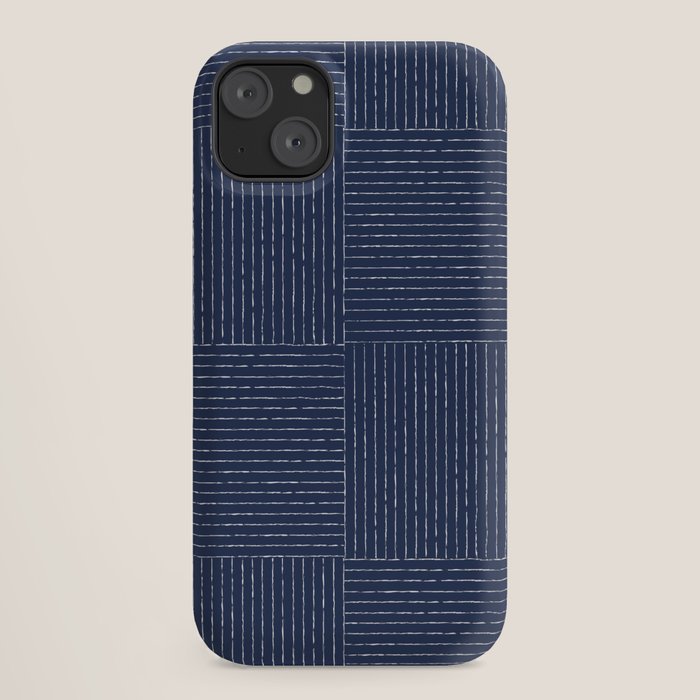 Lines III (Navy) iPhone Case Gallery Image 18